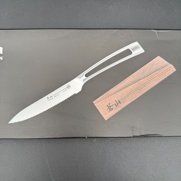 Cangshan TNI Series 5-Inch Serrated Utility Knife & Sheath Set - Picture 2 of 4